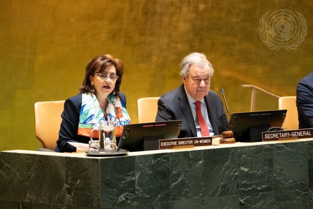 Na 69ª CSW, estados membros adotam declaração política pelos direitos, igualdade e empoderamento de todas as meninas e mulheres Na 69ª CSW, estados membros adotam declaração política pelos direitos, igualdade e empoderamento de todas as meninas e mulheres/sima bahous pequim30 onu mulheres noticias igualdade de genero direitosdasmulheres destaques csw
